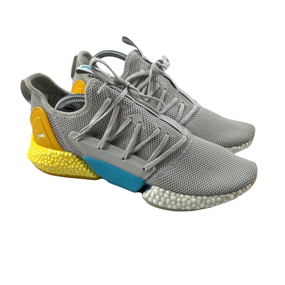Puma Other - Puma Hybrid Rocket Runner Peacot/Irongate/Yellow Men's Size 10 191592-03